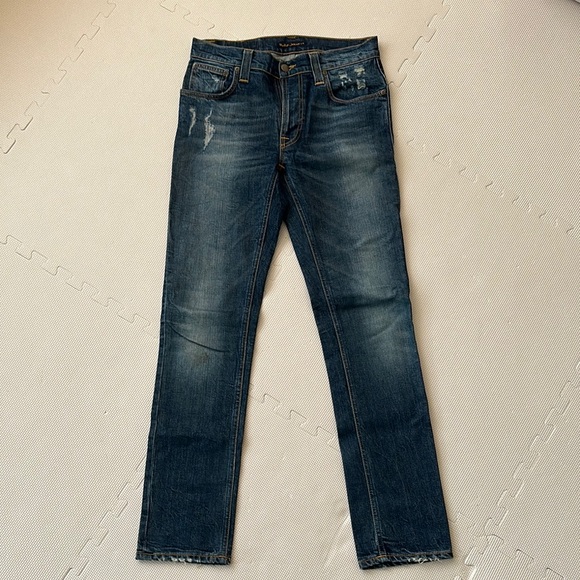 Nudie Jeans Thin Finn Men's Blue Jeans